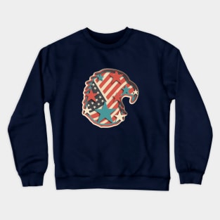 Patriotic Papercraft Crewneck Sweatshirt